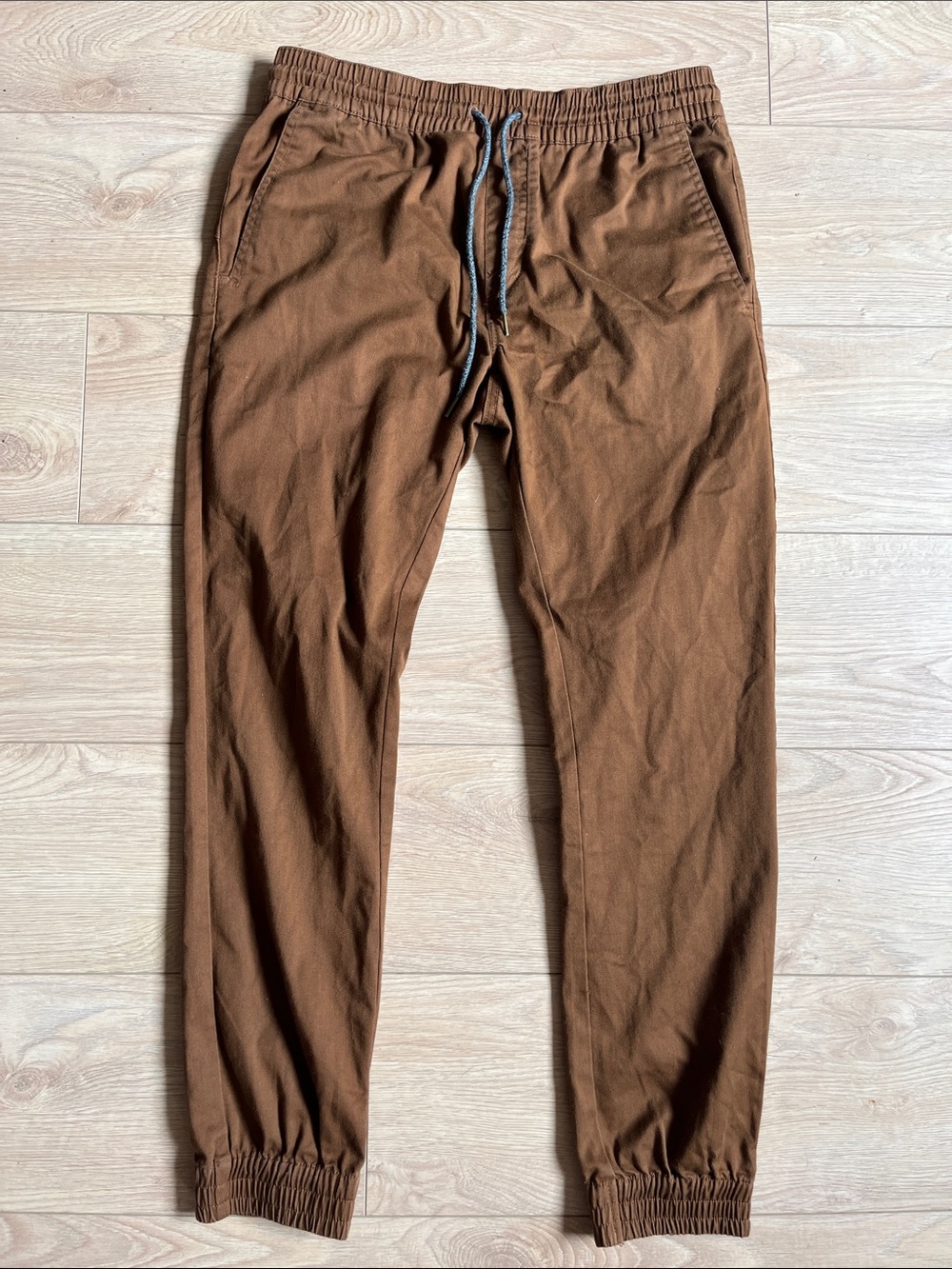 Volcom Men's Rust Brown Drawstring Joggers